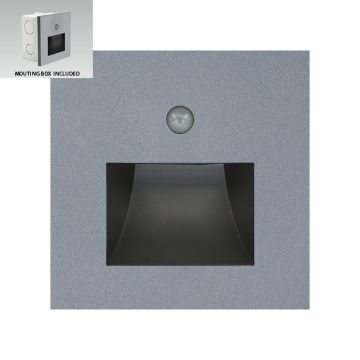 Prezent STEP LIGHT SUNNY SENSOR 70416 Lauko laiptų įmontuojama švieslentė 1x1W/LED 70lm IP20