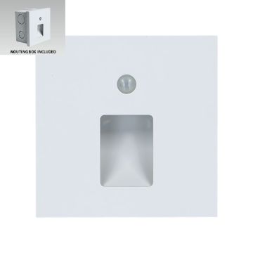 Prezent STEP LIGHT VIX SENSOR 70420 Lauko laiptų įmontuojama švieslentė 1x1W/LED 55lm IP20