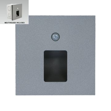 Prezent STEP LIGHT VIX SENSOR 70422 Lauko laiptų įmontuojama švieslentė 1x1W/LED 55lm IP20