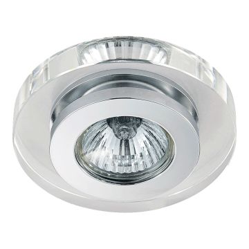 Prezent ELEGANT GLASS FIX 71005 Dekoratyvinis įmontuojamas apšvietimas 1x50W/GU10 IP20