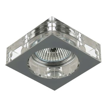Prezent ELEGANT GLASS FIX 71008 Dekoratyvinis įmontuojamas apšvietimas 1x50W/GU10 IP20