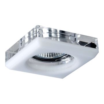 Prezent ELEGANT GLASS FIX 71010 Lubų šviestuvas 1x50W/GU10 IP20