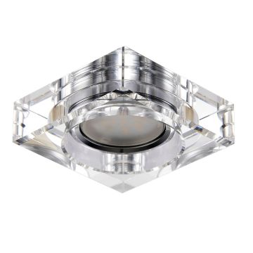 Prezent ELEGANT GLASS FIX 71013 Dekoratyvinis įmontuojamas apšvietimas 1x50W/GU10 IP20