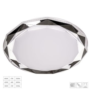 Prezent ZAO 71336 Lubų šviestuvas 1x47W/LED 3550lm IP20