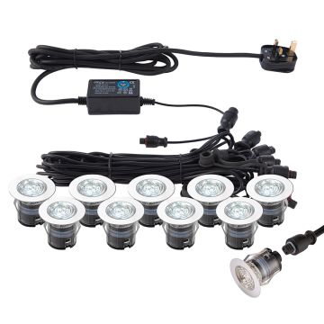Endon IKONPRO CCT 76616 Sodo apšvietimas 10x0,75W/LED 6500K/20000 280LM IP67