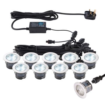 Endon IKONPRO CCT 76617 Sodo apšvietimas 10x0,75W/LED 6500K/20000 410LM IP67