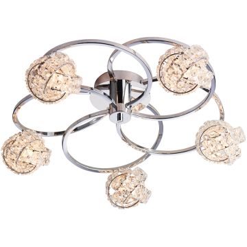 Endon TALIA 76595 Stropo šviestuvas 5x28W/G9 IP20