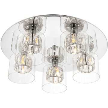 Endon VERINA 76517 Lubų šviestuvas 5x28W/G9 IP20