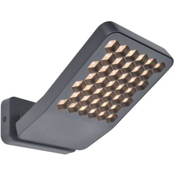 Lutec ATLANTIS 7801605118 Sienos lempa 1x13.7w/led 3000k 1850lm ip54