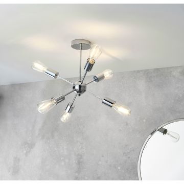 Endon RUBENS 79469 Stropo šviestuvas 6x40W/E27 IP20
