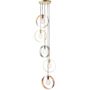 Endon HOOP 81923 Pakabinama lempa 5x40W/E27 IP20