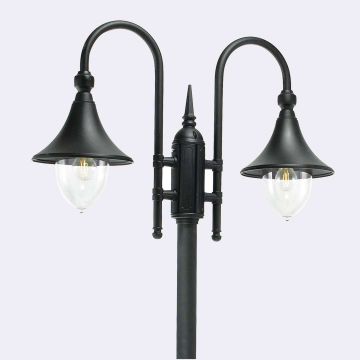 Norlys FIRENZE 820B Gatvės šviesos stulpas 2x9W/E27 IP54