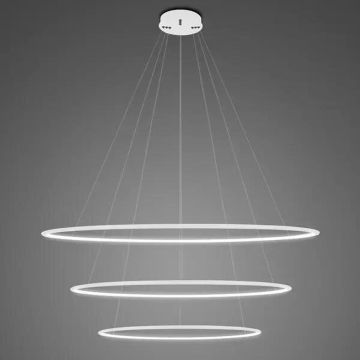 Altavola Design Ledowe okręgi LA075/P_100_in_4k_white Pakabinama lempa 3x130W/LED 4000K 8970lm IP44