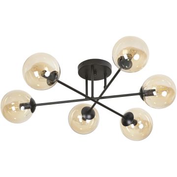 Emibig BRENDI 833/6B Stropo šviestuvas 6x3W/E14/T26 IP20