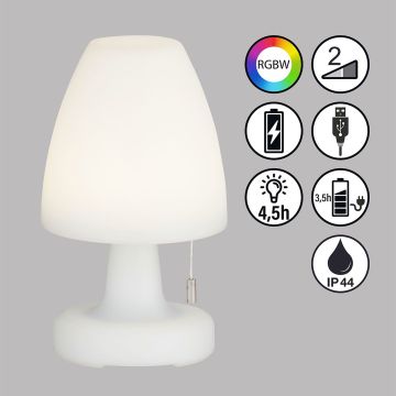 Fischer&Honsel Termoli 850250 Stalo lempa 2x1.5W/LED RGBW 170lm IP44