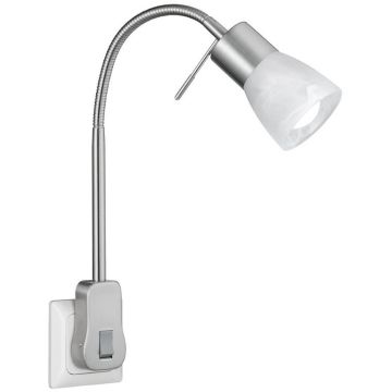 Trio LEVISTO 891010107 Kištukinė sienos lempa 1x28w/e14 3000k 470lm ip20