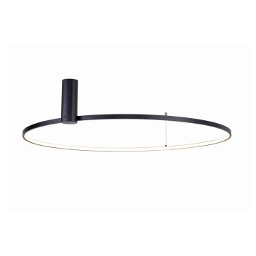 Zuma Line HORIK 89429-90BK Stropo šviestuvas 1x40W/LED 3000K|4000K|6000K 4400lm IP20