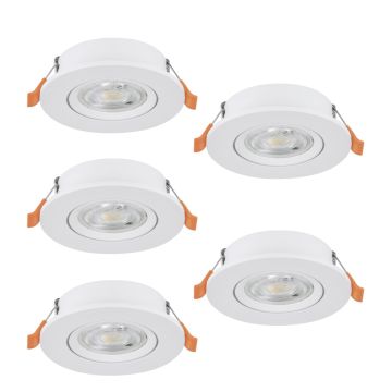 Eglo BARRANCO 902263 Įmontuojamas apšvietimas 5x4.5W/LED 2700K, 4000K, 6500K 5X450lm ip20