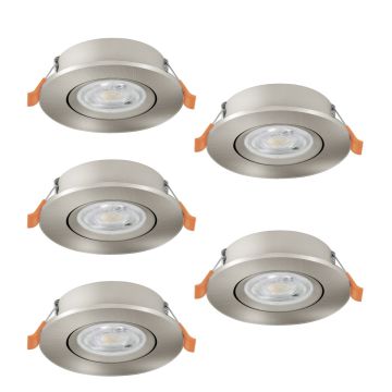 Eglo BARRANCO 902269 Įmontuojamas apšvietimas 5x4.5W/LED 2700K, 4000K, 6500K 5X450lm ip20