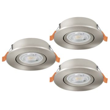 Eglo BARRANCO 902268 Įmontuojamas apšvietimas 3x4.5W/LED 2700K, 4000K, 6500K 3X450lm ip20