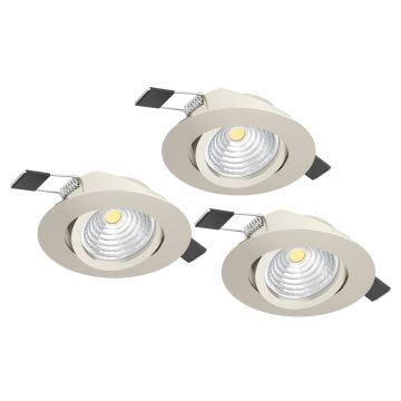 Eglo SALICETO 900746 Įmontuojamas apšvietimas 3x6W/LED 2700K 1350lm IP20