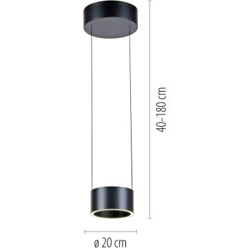 Paul Neuhaus PURE CLIPSE 2471-15 Pakabinama lempa 2x5W/LED 2200-5000k 250lm ip20