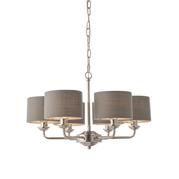 Endon HIGHCLERE 94381 Švieslentė 6x28W/E14 IP20