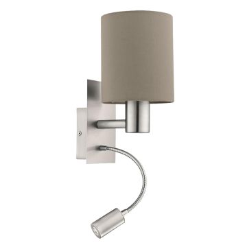 Eglo PASTERI 96478 Sienos lempa 1x40W/E27 + 1X3,5W/LED 380LM