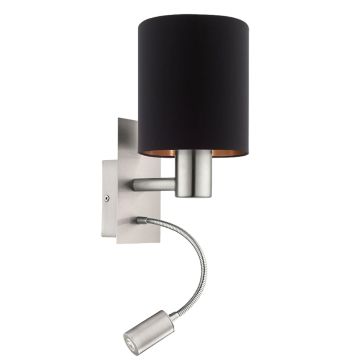 Eglo PASTERI 96483 Sienos lempa 1x40W/E27 + 1X3,5W/LED 380LM