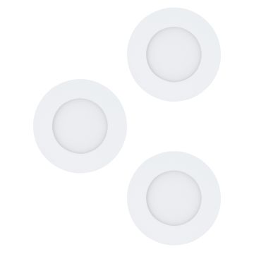Eglo FUEVA 98633 Įmontuojamas apšvietimas 3x2,8W/LED 3000K 1050lm IP20/IP44