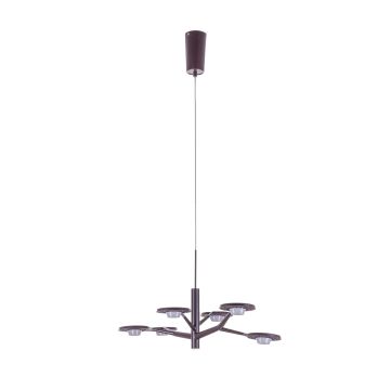 Italux KRESYDA AD16014-6B DARK COFFEE Pakabinama lempa 6x3,6W/LED IP20