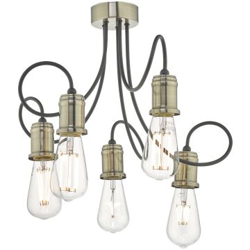 Dar Lighting ALZBET ALZ5475 Stropo šviestuvas 5x60W/E27