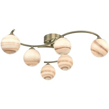 Dar Lighting ATIYA ATI6475-07 Stropo šviestuvas 6x40W/G9