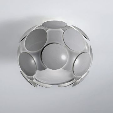 Italux SANTINA GREY C0317-01S-U1GM Lubų šviestuvas 1x26W/E27