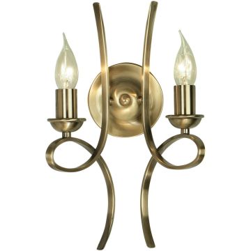 Endon PENN CA7W2BB Sienos lempa 2x40W/E14