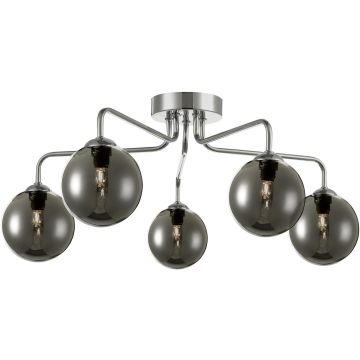 Dar Lighting FEYA FEY0550-01 Stropo šviestuvas 5x40W/G9