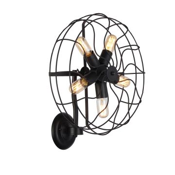 AZzardo FAN WALL AZ1349 Sienos lempa 5x60W/E27 IP20