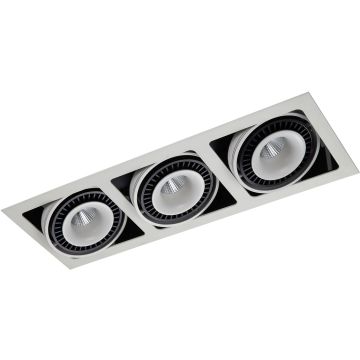 Italux ALESSO GL7116-3-54W-WH+BL Įmontuojamas apšvietimas 3x54W/LED 3000K 4100LM IP20