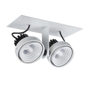 Italux PATRIZIO GL7118-2/2X12W 3000K WH+BL Taškinis šviestuvas 2x12W/LED 1770LM IP20