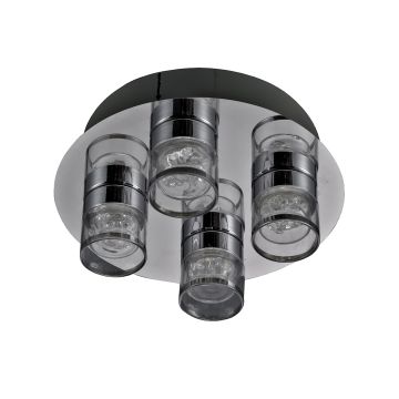 Italux MARC HD-520M-04-1340 CH Lubų šviestuvas 4x5,5W/LED