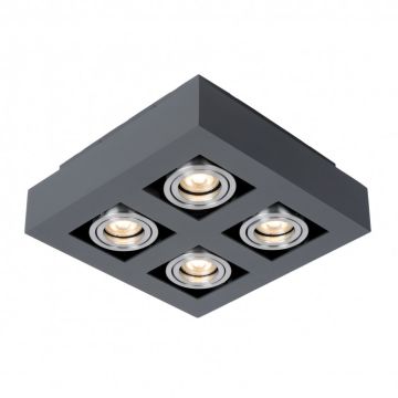 Italux CASEMIRO IT8002S4-BK/AL Lubų šviestuvas 4x50W/GU10