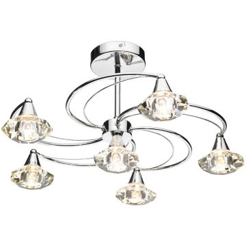 Dar Lighting LUTHER LUT0650 Stropo šviestuvas 6x40W/G9