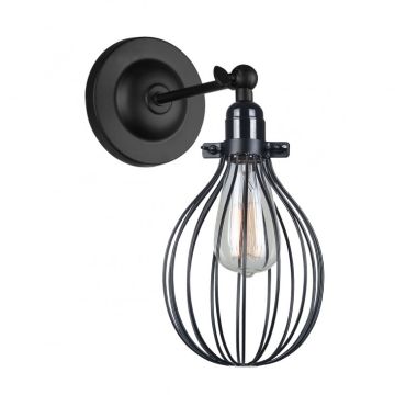 Italux LESTO MBM-2676/1 BK Sienos lempa 1x40W/E27