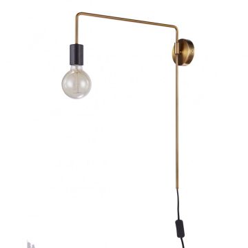 Italux MONIQ MB-BR1721402-W1-G Sienos lempa 1x60W/E27