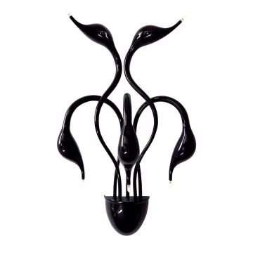 Italux SWAN MB8098-5A BLACK Sienos lempa 5x20W/G4 IP20