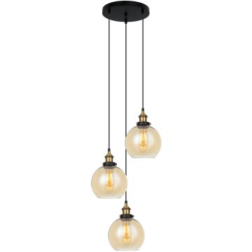 Italux CARDENA MDM-4330-3-GD+AMB Pakabinama lempa 3x40W/E27 IP20
