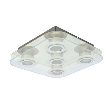 Italux FLAVIO MD14088-05F CH Lubų šviestuvas 5x5,5W/LED