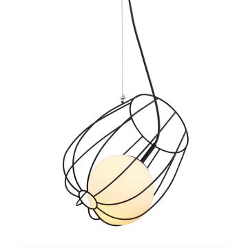 Italux MELISA MDM-3943/1 BK Pakabinama lempa 1x40W/E27 IP20
