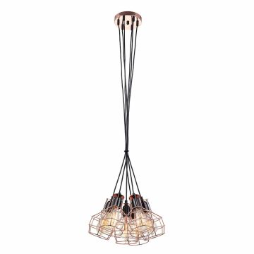 Italux PERIFO MDM-2272/6 BK+COP Pakabinama lempa 6x60W/E27 IP20