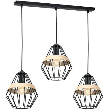 Milagro CLIFF BLACK MLP5525 Pakabinama lempa 3x60W/E27 IP20
